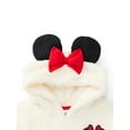thumbnail image 5 of Minnie Mouse Toddler Girls Plush Cosplay Hoodie, Sizes 12M-5T, 5 of 6
