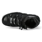 New Rock WALL106-S13 Unisex Black Leather Gothic Boots