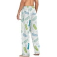 thumbnail image 6 of HPINK-T Blue  Slip and Starfish Pajama Pants Mens Lounge Pants Lightweight Men Pajama Bottoms with Drawstring & Pockets, 6 of 13