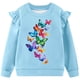 thumbnail image 4 of Vestido de verano para niña con estampado de flores de Pascua, manga corta, bolsillos con volantes y cuello redondo, top de poliéster, 4 of 5