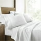 thumbnail image 1 of Juego de Sábanas de Franela 100% Algodón para Ropa de Cama Tamaño King en Rayas Desgastadas Grises de Comfort Canopy, 1 of 14