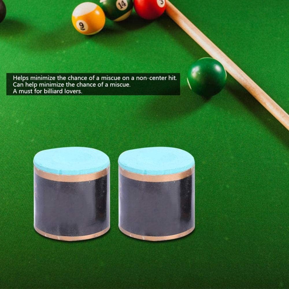 2pcs Pool Snooker Billiard Chalk Premium Cue Tip Chalks Table Club Supplies 