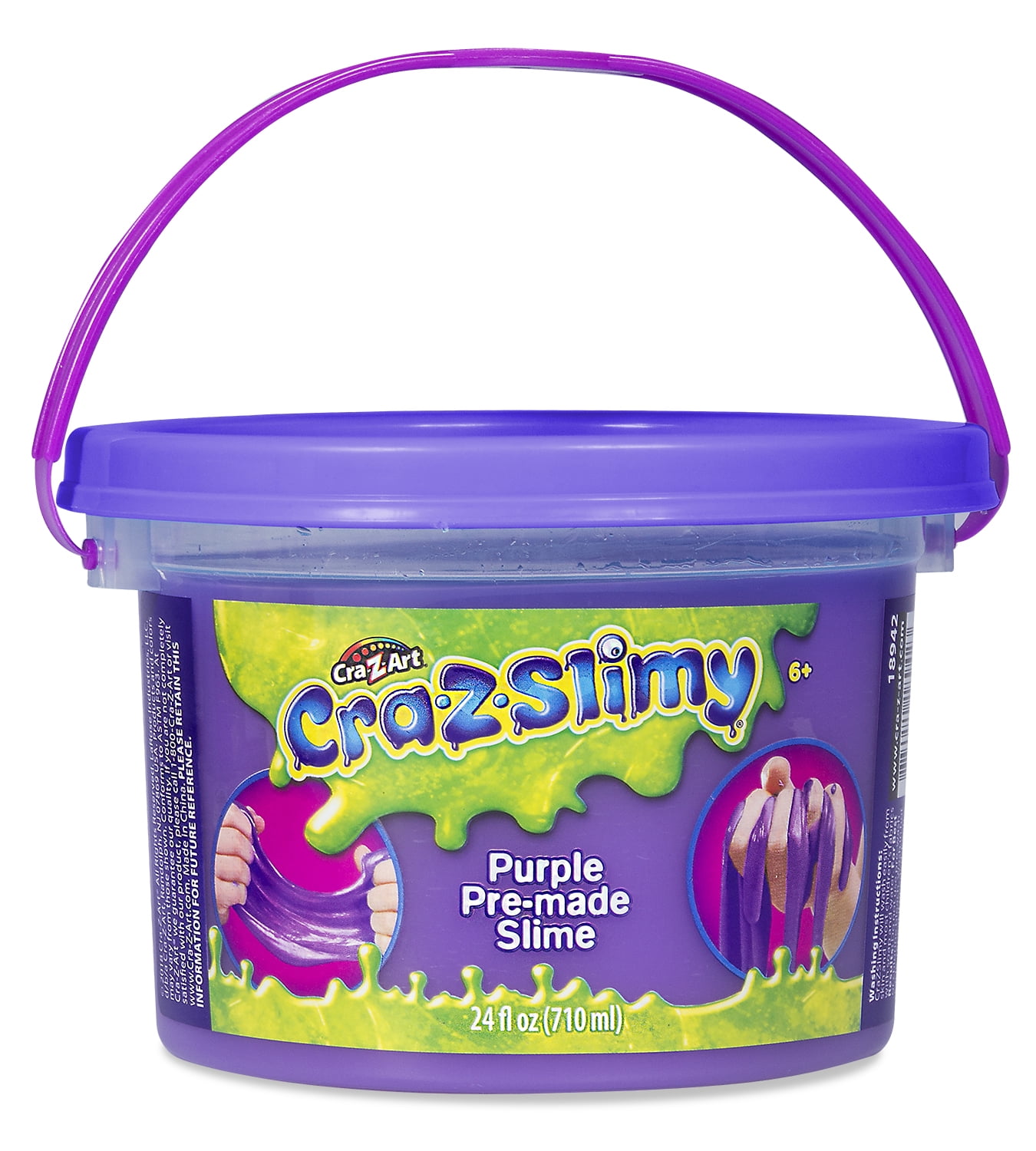 CraZArt CraZSlimy PreMade Purple Slime Bucket