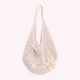 thumbnail image 4 of Bolso playa informal WDOplteas con flores Ganchillo Gran Capacidad, 4 of 9