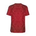 thumbnail image 3 of Balery Vintage Burgundy Baseball Jersey for Men Casual Button Down Shirts Short Sleeve Active Team Sports Uniform-4X-Large, 3 of 9