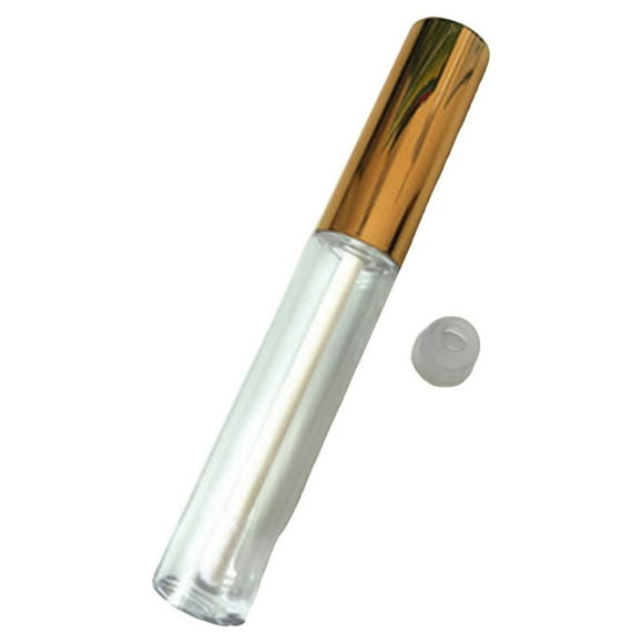 Vogacara Tubos de brillo de labios Mini botellas ligeras a prueba de fugas Pipetas de transferencia de jeringas Cepillo de labios de Type3 NO3