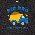 thumbnail image 4 of Inktastic Dump Truck Big Bro Boys Baby Bodysuit, 4 of 5