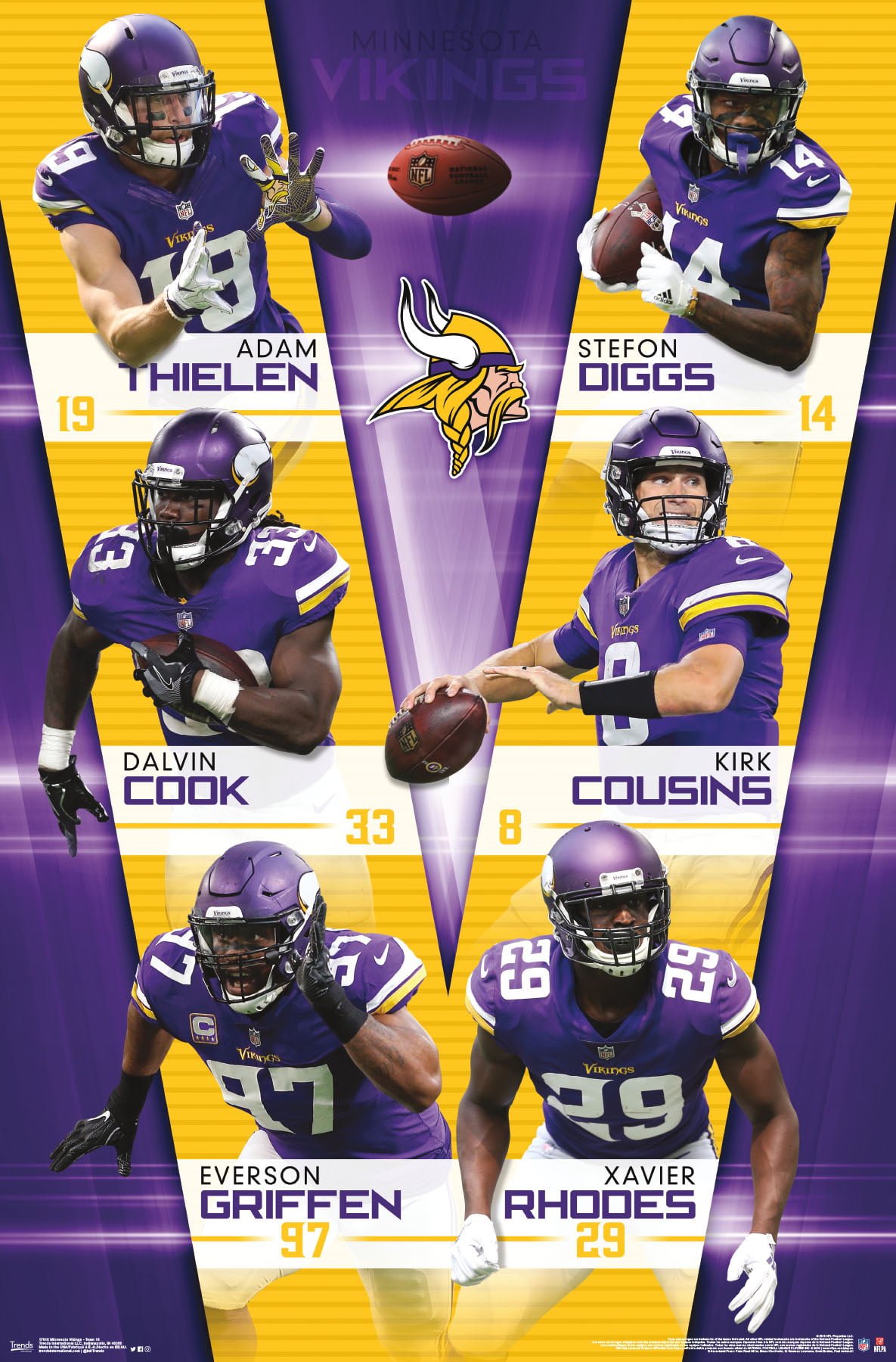 Minnesota Vikings Team Poster