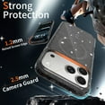 thumbnail image 5 of Dteck Glitter Case for iPhone 17 Pro Max with Diamond Camera Lens Cover and Screen Protector, Compatible with MagSafe, Cute Bling Sparkly Clear Phone Cover,Black, 5 of 7