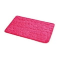 thumbnail image 4 of Bathroom Rug Memory Foam Mat 3D Pebble Fuchsia 32"L x 20"W, 4 of 7