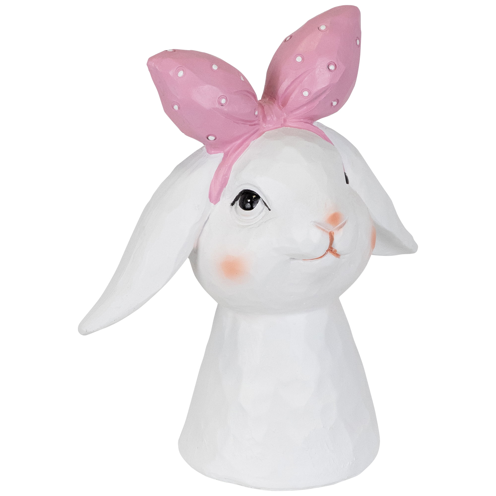 ●NONENON● BUNNY 24 Northlight Easter Bunny Bust with Hair Bow - 7.5
