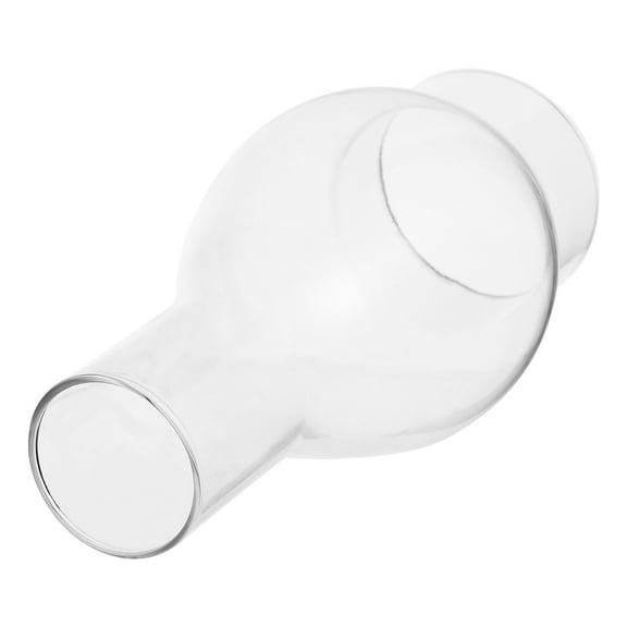 Hemobllo Outdoor Activities Oil Lamp Chimney Transparent Glass 1Set