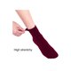 thumbnail image 5 of Calcetines de Nailon Transparente con puños Elásticos para mujer 2 Pares uxcell Borgoña Talla única, 5 of 7