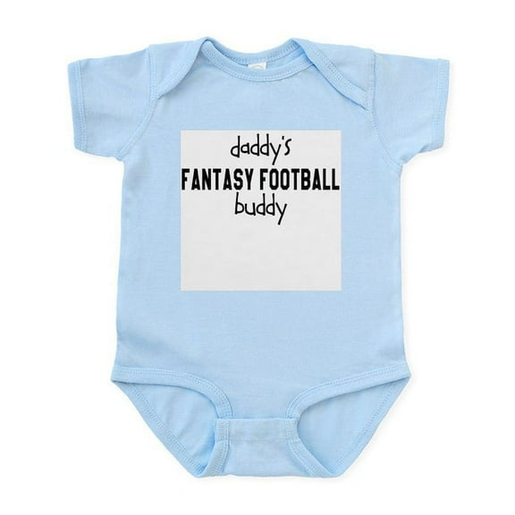 CafePress - Daddys Fantasy Football Buddy Body Suit - Baby Light Bodysuit, Size Newborn - 24 Months