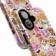 thumbnail image 2 of Cute Halloween Western Phone Case for iPhone 16 15 14 13 12 11 Pro Max, Mini & Plus – Kawaii Ghosts, Pumpkins, Cowgirl Boots & Skeletons (Pink), 2 of 6