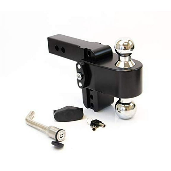 Weigh Safe 180 Hitch 6in Drop Hitch & 2in Shank (10K/12.5K GTWR) w/WS05 - Black Cerakote