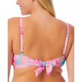 thumbnail image 2 of California Waves Plus Size Tie-Dyed Bikini Top, 2 of 3