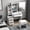 white3, variant on Dapmiu Wooden Dressing Table European Style, LED Light Mirror with 4 Drawers & 6 Open Shelves, Easy Assembly Vanity Desk (31.5"x15.75"x53.94")