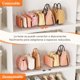 thumbnail image 5 of Lifewit Organizador de Armario Transparente Ajustable, Separador Pl&aacute;stico para Bolsos, Estante Extensible, Divisor de Estanter&iacute;a, Soporte Almacenamiento Dormitorio Armario, Pack, 5 of 8