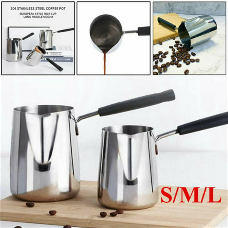 Stainless Steel Soap Pot Pouring Long Handle Candle Pitcher Steel Making  Jug Tool Coffee Cup Wax Melting Pot 600ML 