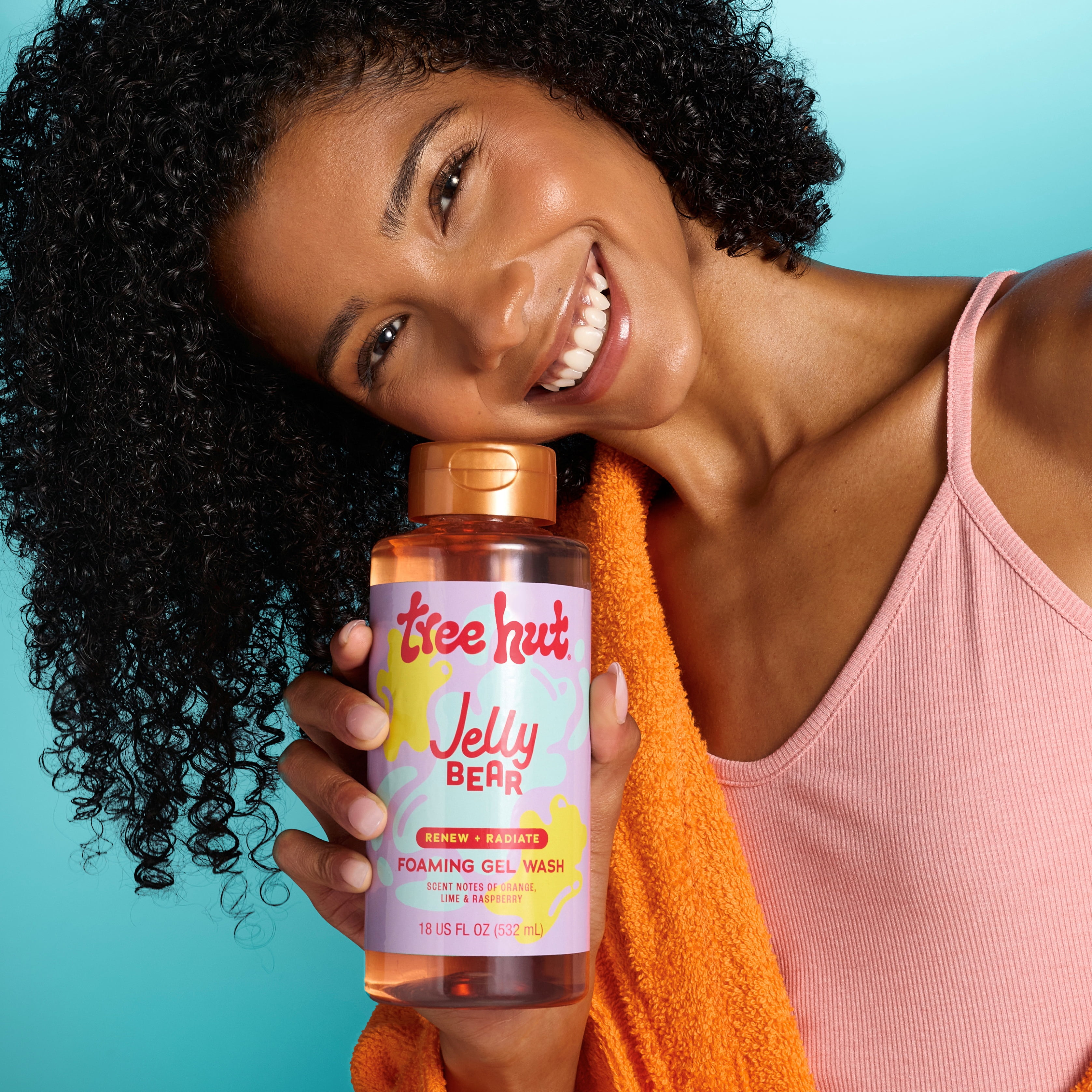 Tree Hut Jelly Bear Foaming Gel Body Wash, 18 fl oz
