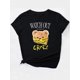 thumbnail image 3 of Women's Casual Fashion T-Shirt with Colorful Ribbon Bear Print, Round Neck, Short Sleeve, Polyester - Machine Washable, 3 of 6