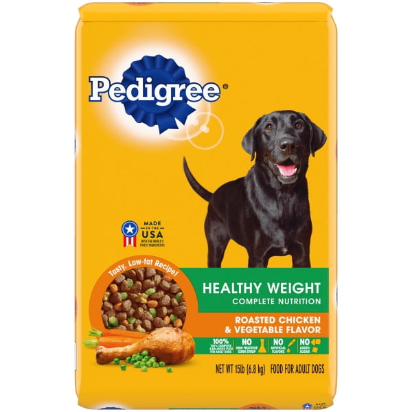 Pedigree Healthy Weight Adult Dry Dog Food Roasted Chicken & Vegetable