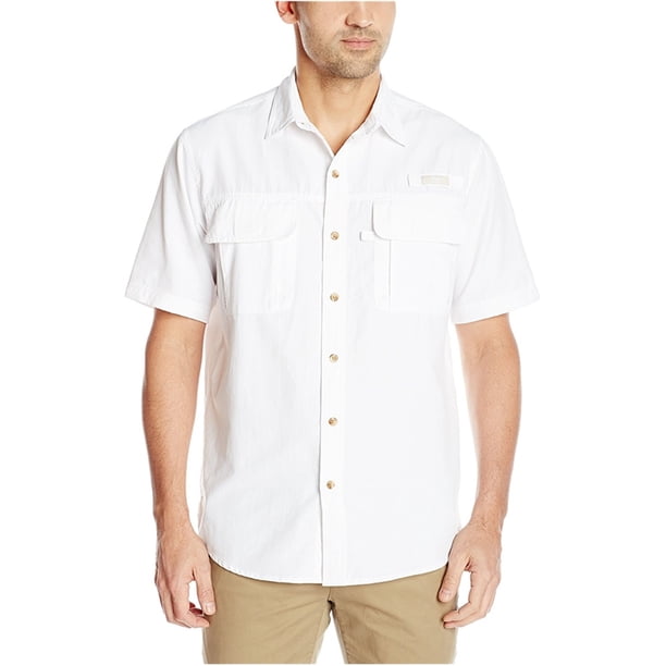 Camiseta con Botones ventilados G.H. Bass & Co. blanca mediana