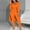 Orange, variant on Abomasnow Womens 3 Piece Lounge Sets Pajamas Knit Long Sleeve Cardigan Crop Top and Straight Leg Pants Lounge Tracksuit Set