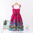 thumbnail image 3 of Lovebay Child Kids Girls Strap Dress Floral Sundress with necklace 2-10Y, 3 of 7