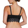 thumbnail image 3 of Cosabella Allure CURVY Plunge Bralette (ALLUR1322),Large,Black, 3 of 3