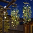 thumbnail image 6 of YiJuHui Solar Powered Hanging Lights Outdoor, Waterproof Artificial Ivy Vine String Lights with Faux Planter, LED Fairy Lights for Patio Garden Porch Yard Decor, 6 of 8
