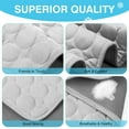 thumbnail image 3 of Summer Cooling Mat for Dogs Cats Self Dog Cooling Mat Breathable Pet Crate Pad Portable & Washable Pet Cooling Blanket for Outdoor Home (25"x20", Gray), 3 of 6