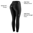 thumbnail image 2 of Women's Leggings Butt Lift High Waist Push Up Yoga Pants Anti-Cellulite TikTok, 2 of 2