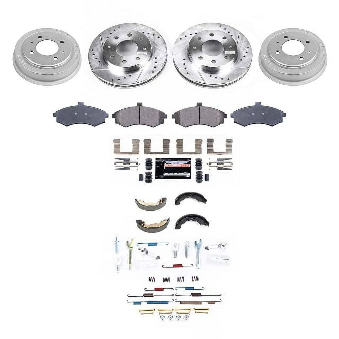 PowerStop Front and Rear Z23 Evolution Sport Brake Pad Rotor Drum and Shoe Kit Fits: HYUNDAI Select Models K15528DK