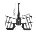 thumbnail image 2 of Butterfly Whisk Attachment for Mixers, Food Grade Egg Beater Replacement Part for Whipping Cream & Eggs, Kitchen Tool Accessory for Baking & Cooking Black, 2 of 5