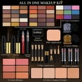thumbnail image 3 of 58 Colors Professional Makeup Kit for Women Full Kit,All in One Makeup Set for Women Girls Beginner,Makeup Gift Set with Eye Shadow Blush,Lipstick,Compact Powder,Mascara,Eyeliner,Eyebrow Pencil, 3 of 9