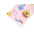 thumbnail image 6 of Beezizac Girls Silky Satin Pajama Faces Pink Comfy Long Sleeve & Pants Set Cute 2-Piece Winter Jammies Kid Size 14, 6 of 7