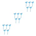 thumbnail image 3 of Maytalsory 5pieces Self-Watering Bird Globe Save Time Easy To Bird Shape Bird Shape L sky blue bird 3Set, 3 of 6