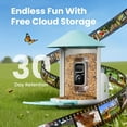 thumbnail image 6 of Birdfy Smart Bird Feeder with Camera for Bird Feeding and Watching - 1.5 lb Capacity, Blue, 6 of 9