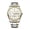Men's model - two-tone with white dial, variant on Men's watch, all-quartz automatic movement, waterproof, luminous, with calendar, Korean-style simple quartz watch, non-mechanical men's wristwatch