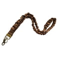 thumbnail image 2 of Scrunchie Lanyard Cute Lanyards For Id Badges Neck Lanyard Cute Lanyard Teacher Lanyard Scrunchie Badge Lanyards For Women Stretchy Lanyard Lanyards For Teachers Teacher Lanyard Brown, 1 Pc, 2 of 4