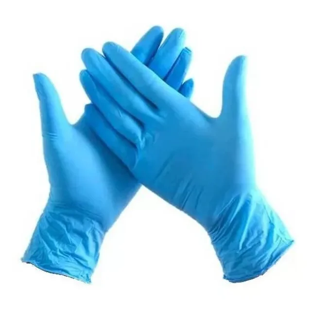 Guantes descartables TAC Global Solutions color azul talle P de nitrilo en pack de 10 x 100 unidades