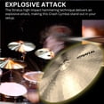 thumbnail image 2 of Crash Cymbal Sabian Stratus 18" B20 Bronze Natural, 2 of 8
