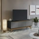 thumbnail image 1 of Mueble TV 55" Kappesberg 136cm con 3 Puertas Negro/Gris, 1 of 9