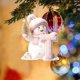thumbnail image 3 of Snowman Letter Christmas Tree Holiday Decoration Pendant, Festive Ornament for Xmas Decor, Home Holiday Party Gift, Merry Snowman Hanging Decor, 3 of 6