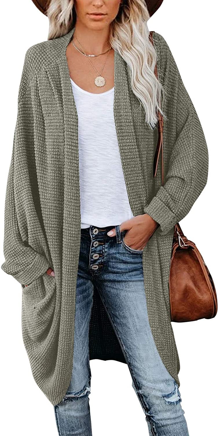 knitted batwing cardigan