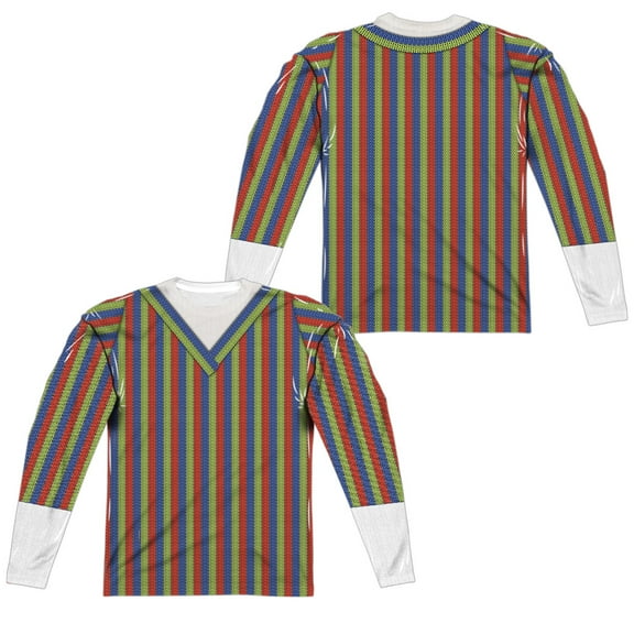 Sesame Street - Bert Costume (Front/Back Print) - Regular Fit Long Sleeve Shirt - XX-Large