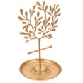 thumbnail image 3 of Jewelry Showing Stand Earring Necklace Iron Storage Rack Jewelry Organizer, 3 of 8