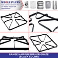 thumbnail image 4 of Whole Parts Range Hairpin Burner Grate (Black color) Part# WB31K10026 - Replacement and Compatible with Some GE Ranges or Ovens, 4 of 7